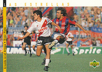 Arnaldo Ariel Ortega River Plate 1995 Upper Deck Futbol Argentina Las Estrellas #171